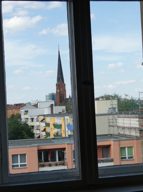 Abb. 7: Blick aus dem Fenster des Arbeitszimmers, tags